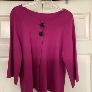 Women's Pink Button-Front Top
